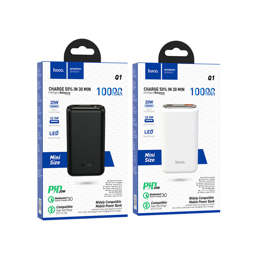 Հեռախոսի Լիցքավորիչ Power Bank |HOCO Q1 (QC3.0/PD3.0)10000mAh, изображение 6