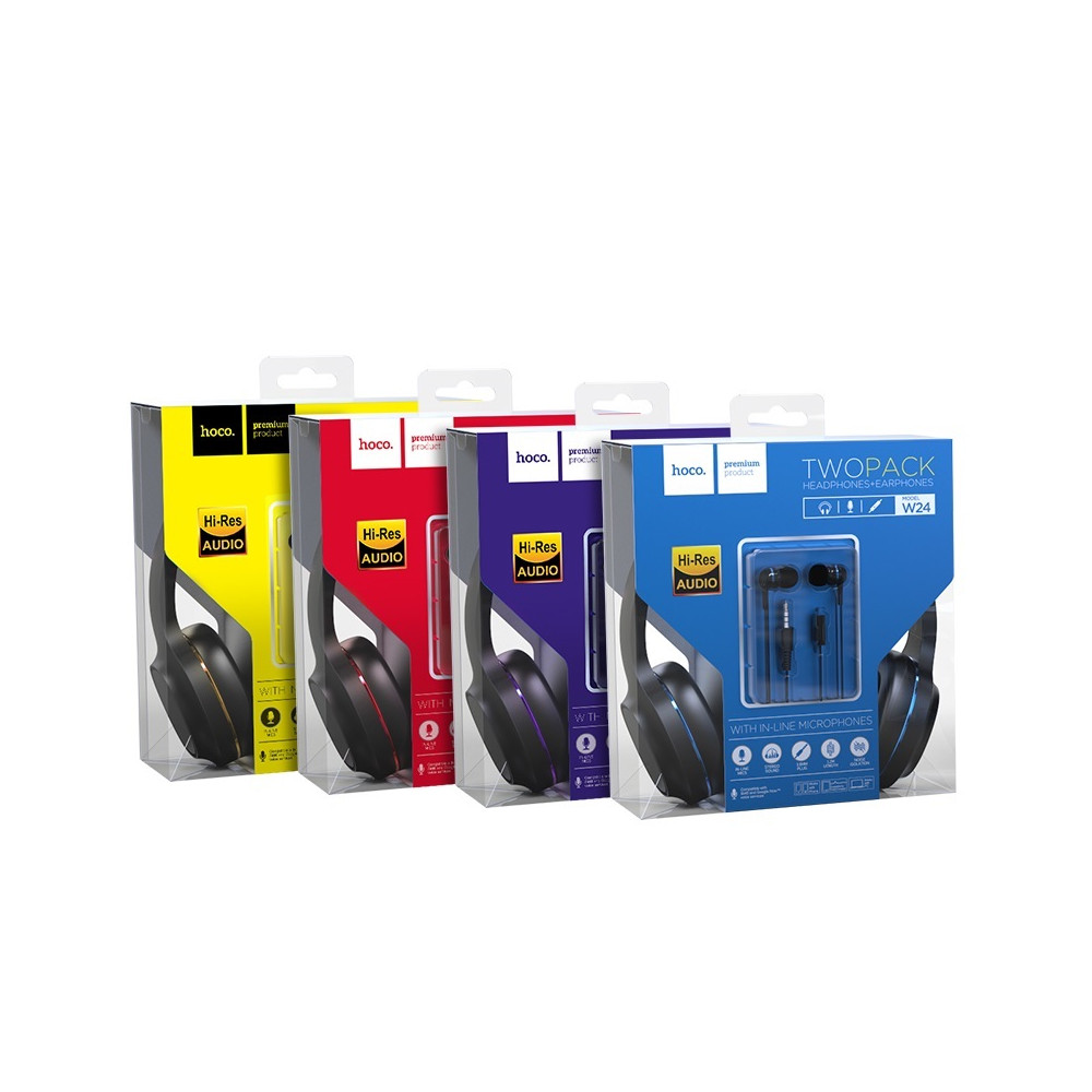 Ականջակալ 2-ը 1-ում|HOCO W24, изображение 9
