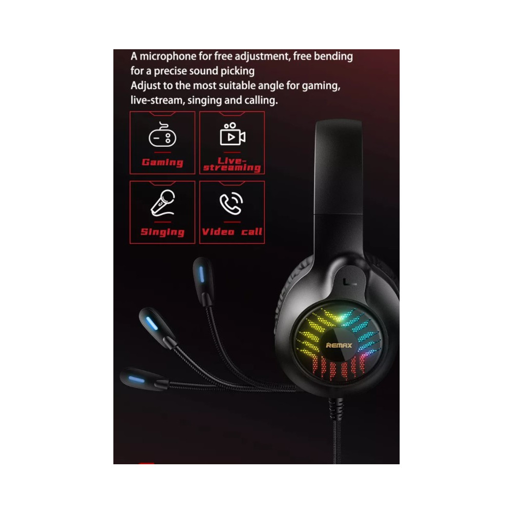 Խաղային Ականջակալ REMAX RM-850, изображение 3