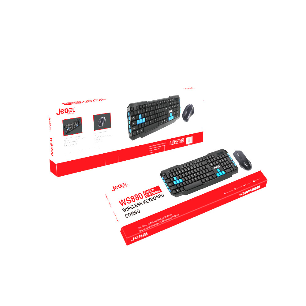 Անլար Ստեղնաշար և Մկնիկ | JEDEL WS880, изображение 5