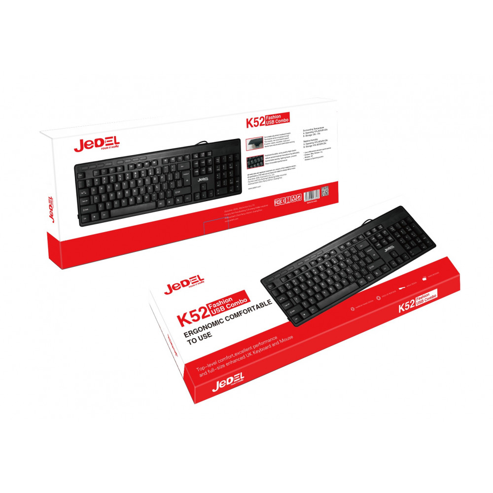 Ստեղնաշար JEDEL K52 (UK), изображение 3