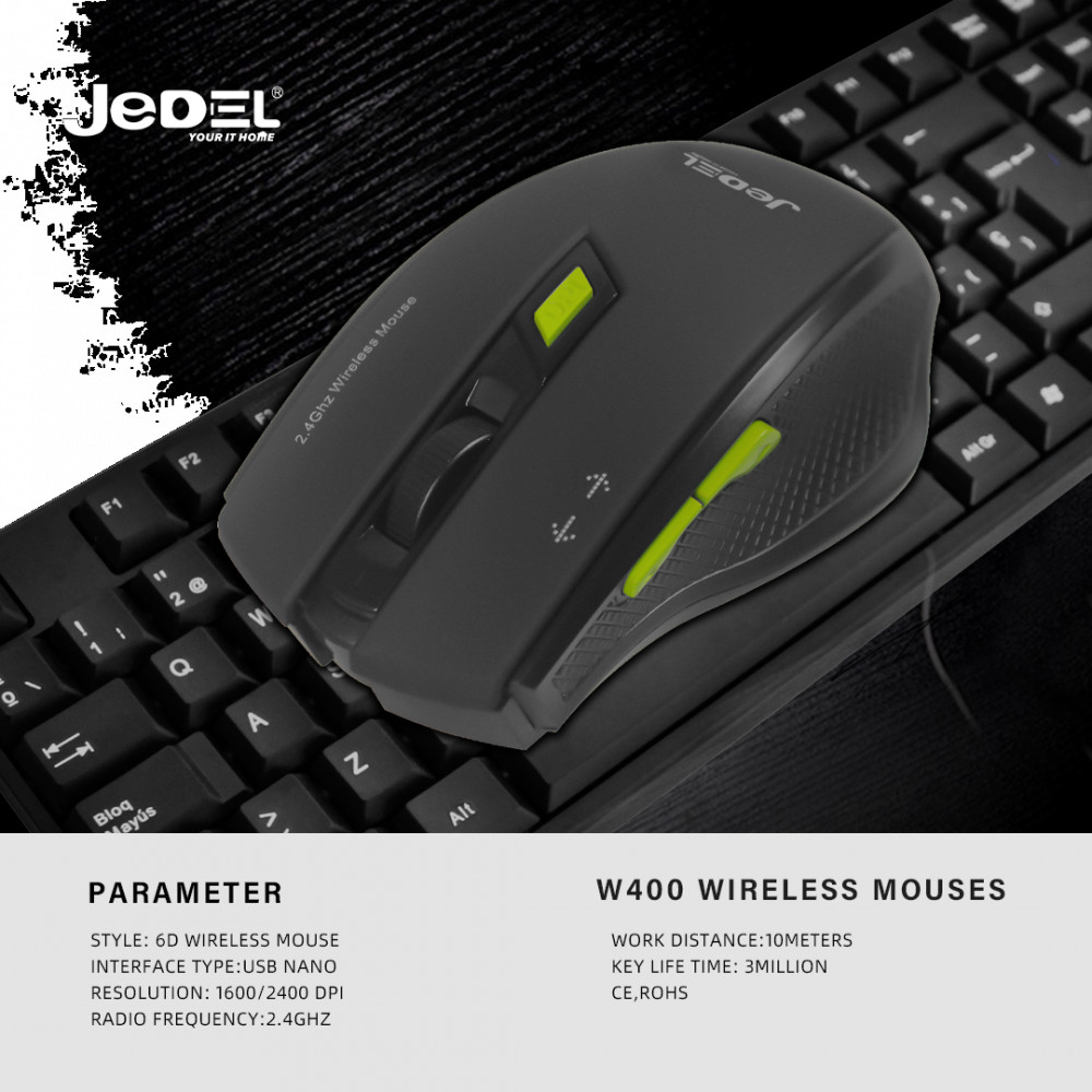 Անլար Մկնիկ |JEDEL W400, изображение 3