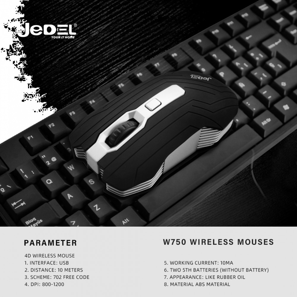 Անլար Մկնիկ |JEDEL W750, изображение 2